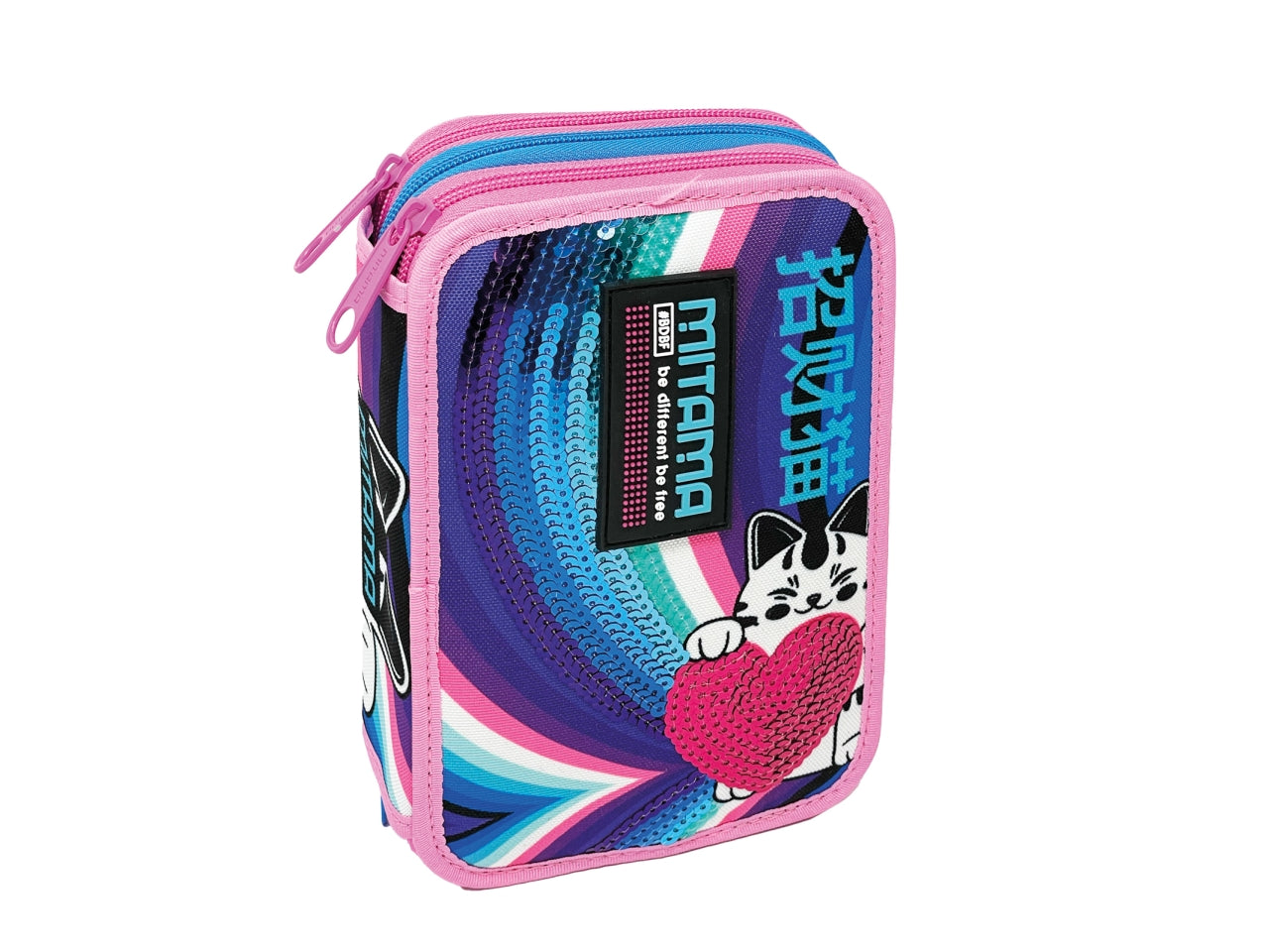 Astuccio scuola Supertio Mitama boy e girl, completo di 50 pezzi.$