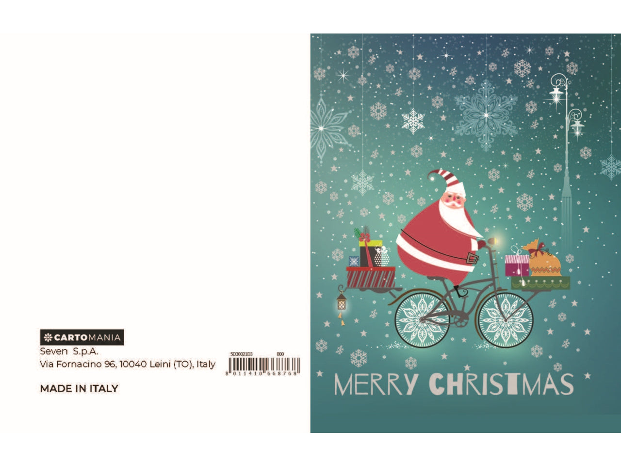 Chiudipacco babbo natale cartomania greetings | Seven