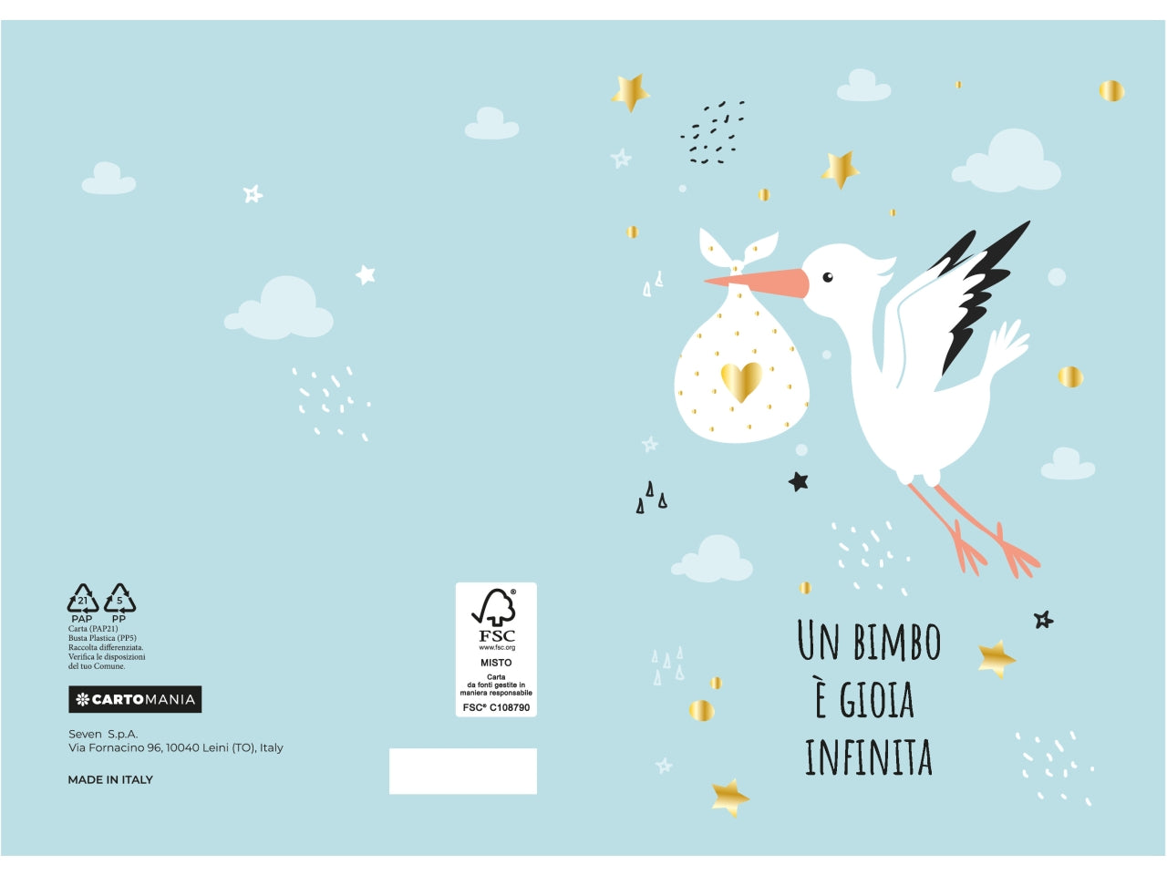 Biglietti nascita cartomania | Seven