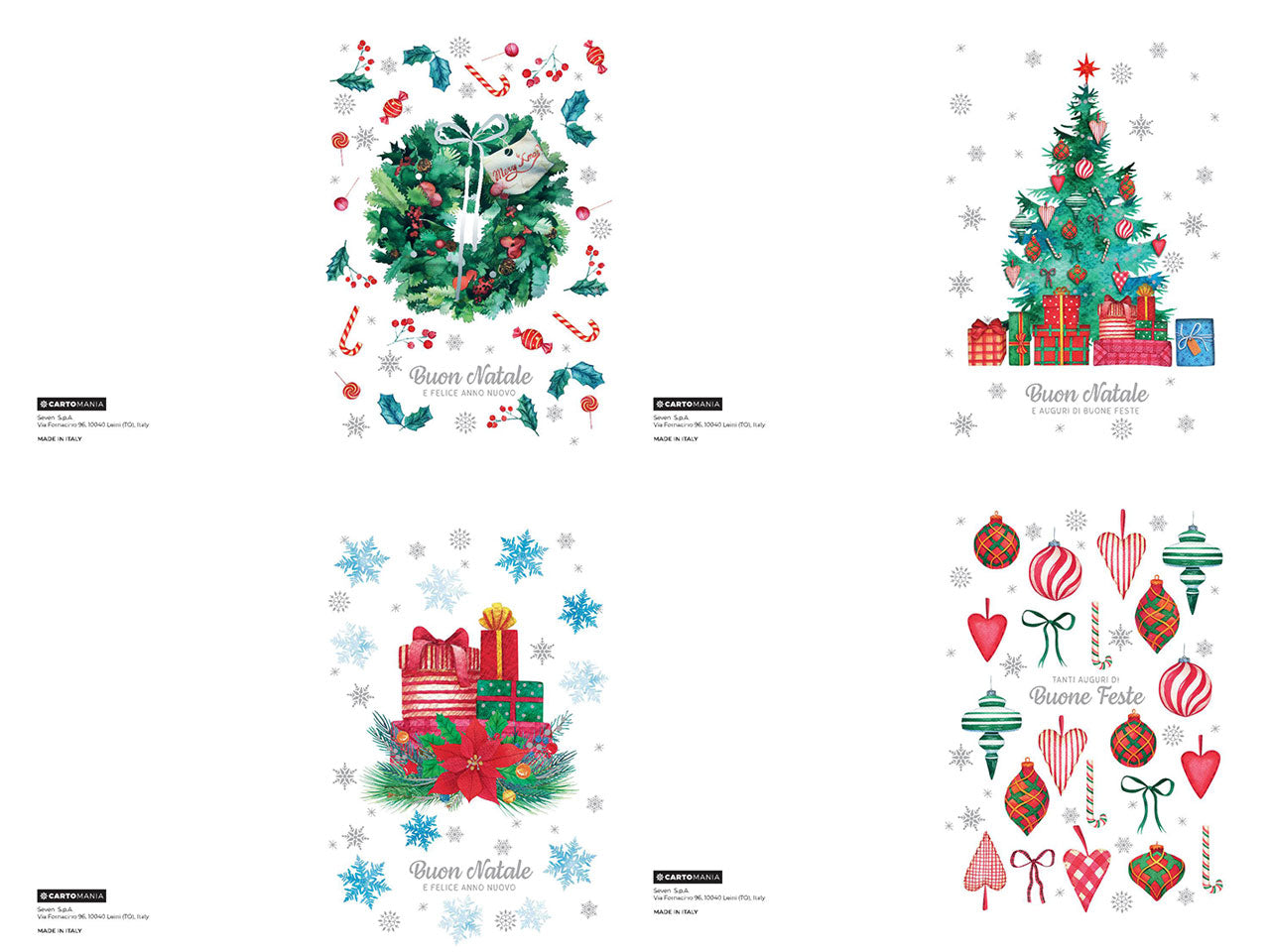 Biglietti natale rilievo cartomania | Seven