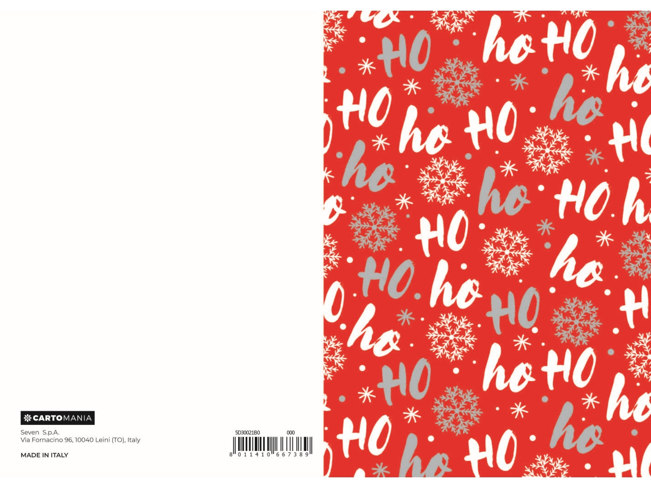 Biglietto natale pattern cartomania greetings | Seven