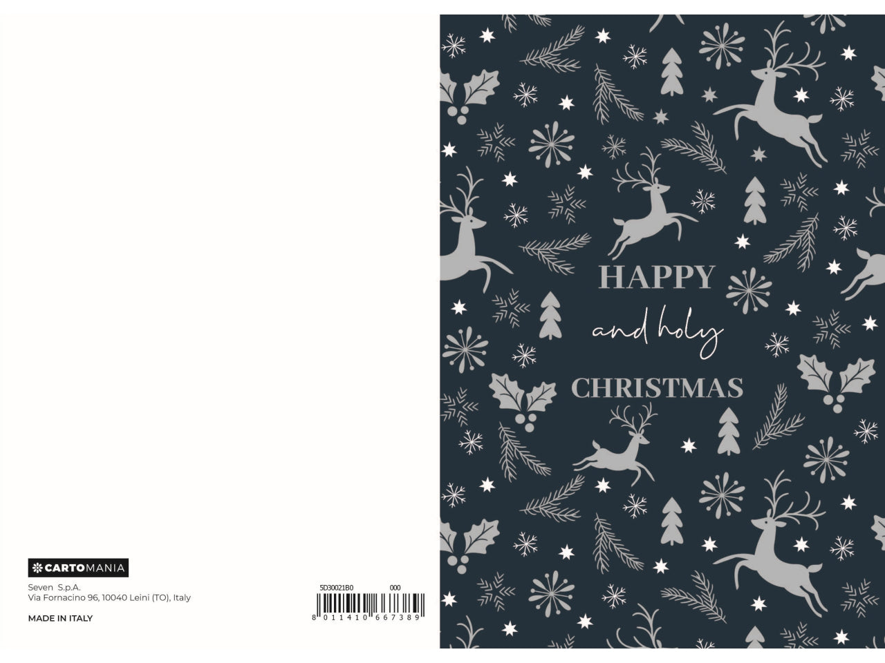 Biglietto natale pattern cartomania greetings | Seven