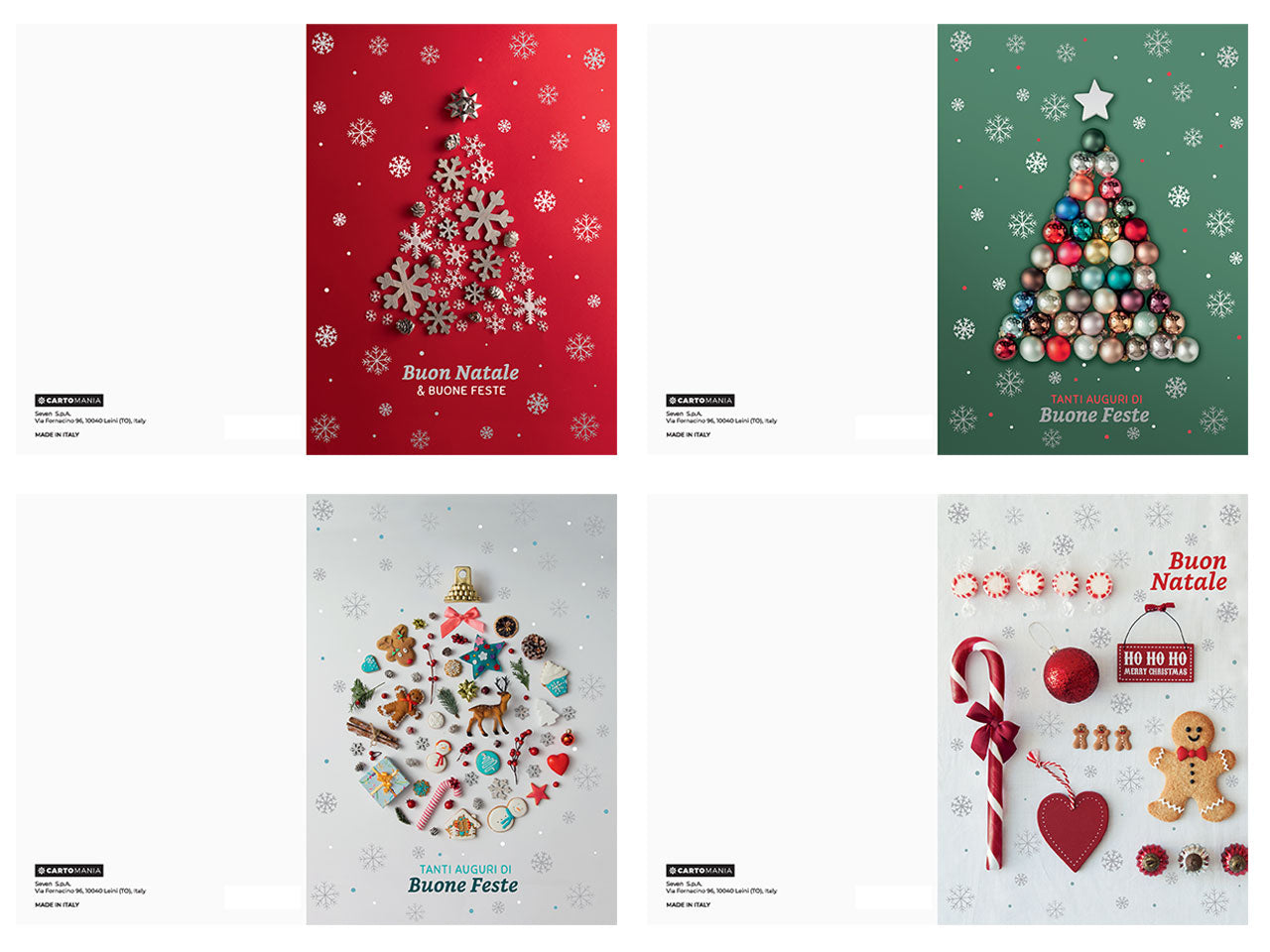 Biglietti natale elements cartomania | Seven