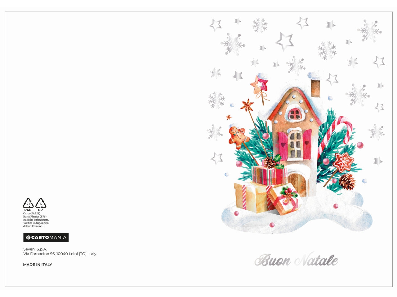 Biglietti natale rilievo cartomania | Seven