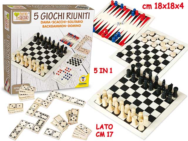 Gioco dama c/ giochi ass.04126