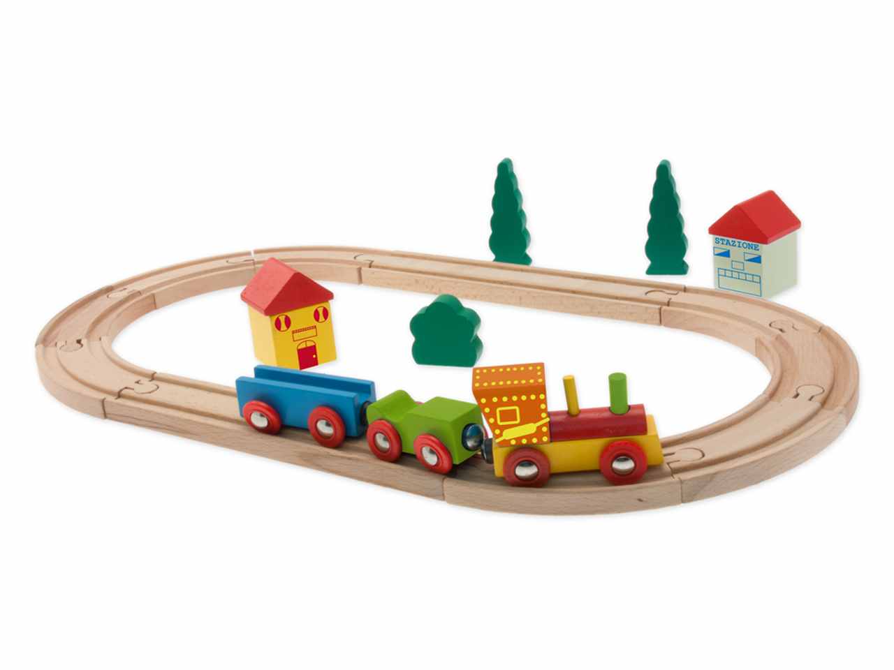 Fatti di legno pista trenino 40460