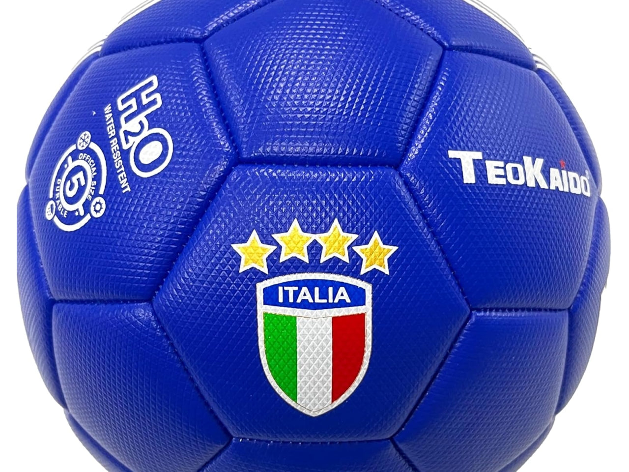 Teokaido pallone calcio taglia 5 350 gr blu