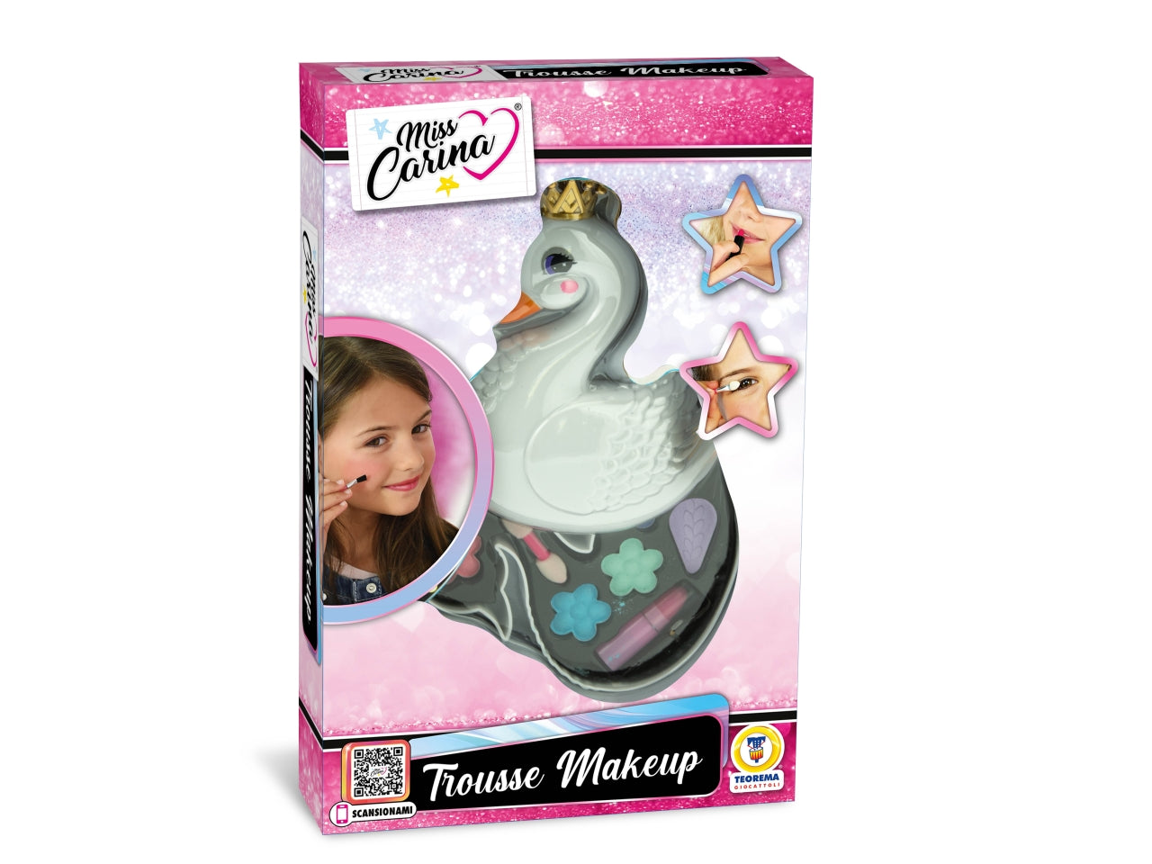 Miss carina - trucchi bimba cofanetto cigno