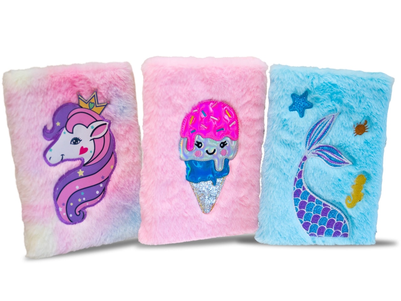 Miss signorina diario in peluche con lucchetto - disponibile in 4 modelli assortiti