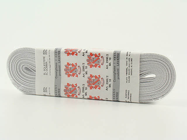 Gallone elastico 10 mt b.co 2300-25/1/2