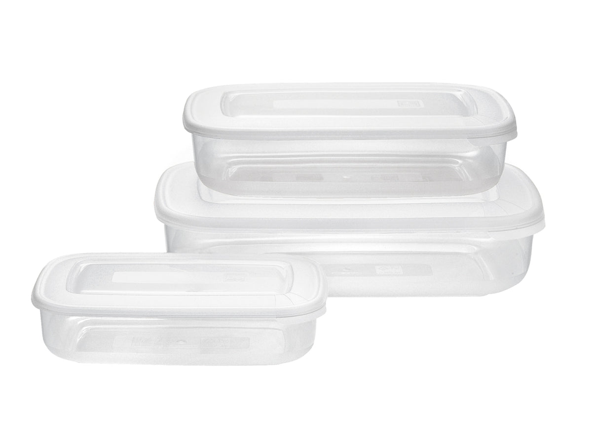 Frigo box rettangolare capacita' 3/1,88/0,93l il set comprende 3 box