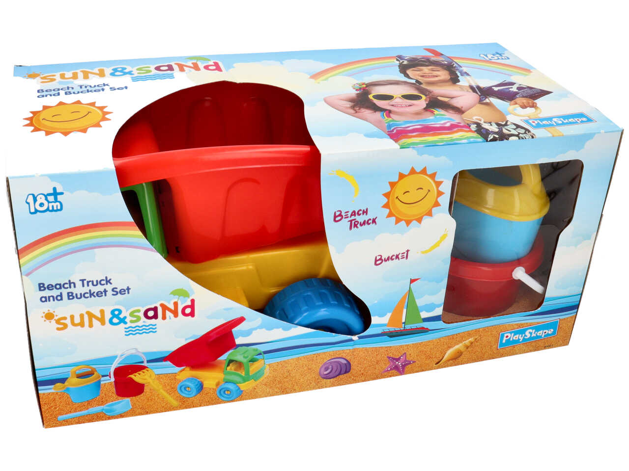 Big beach truck with sand play acc.01265