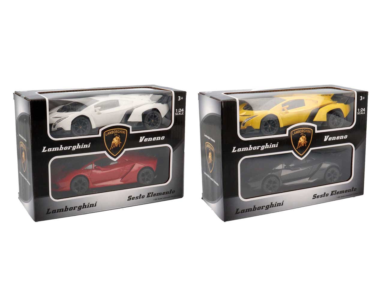 Auto lamborghini 1:24 2 pezzi