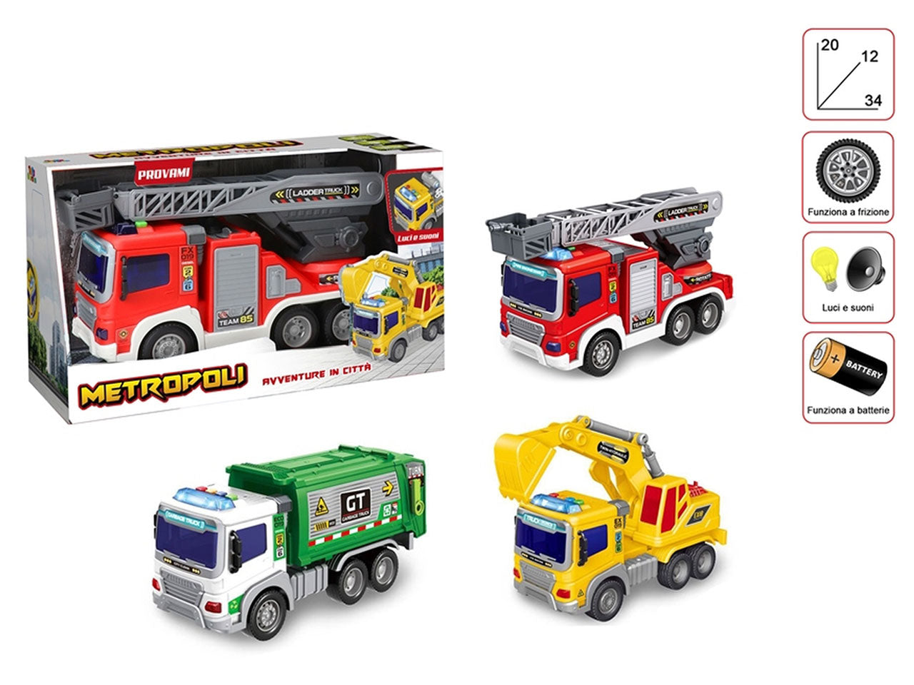 Metropoli modern city trucks