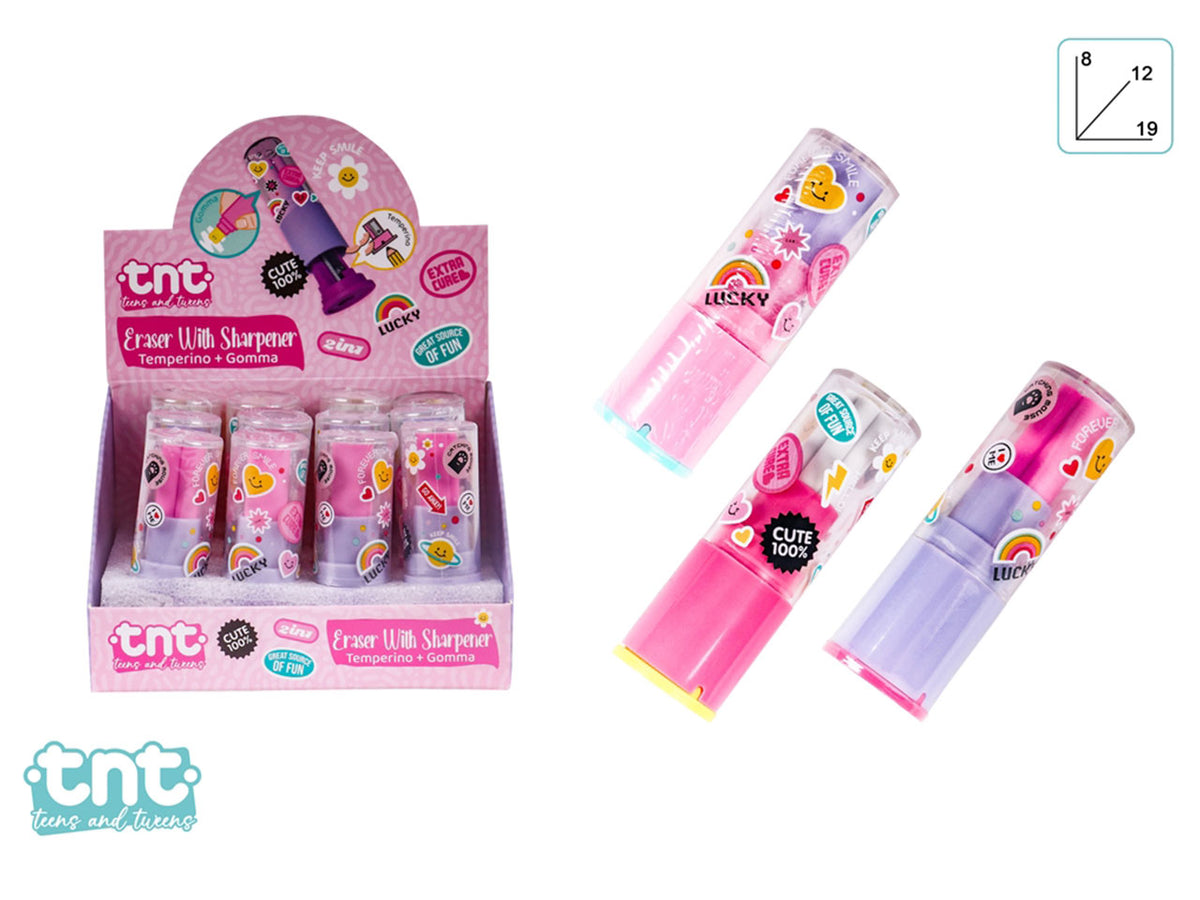 Tnt beauty art - temperino e gomma