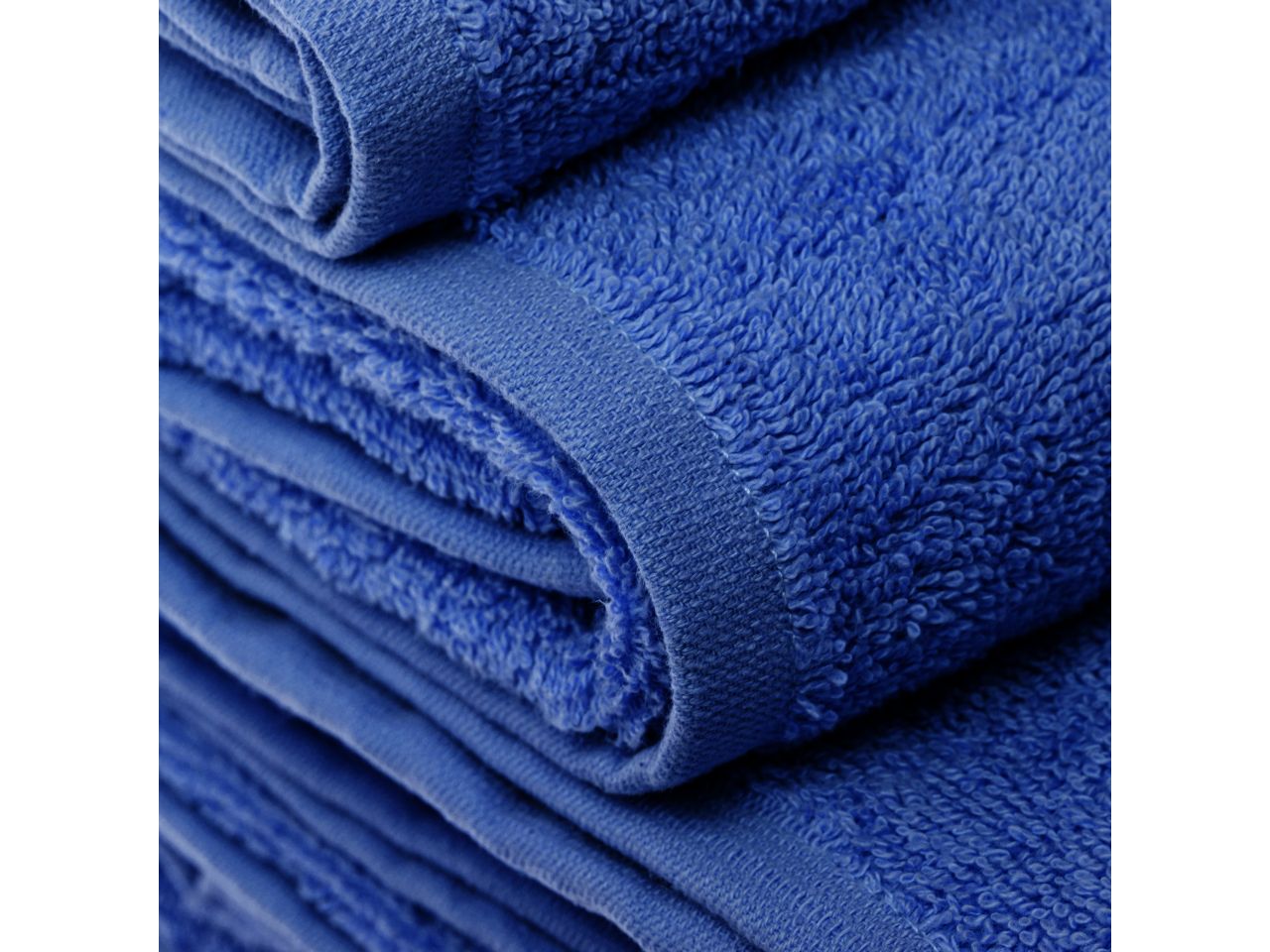 Asciugamano 100% cotone colore blu scuro misura 30x50cm