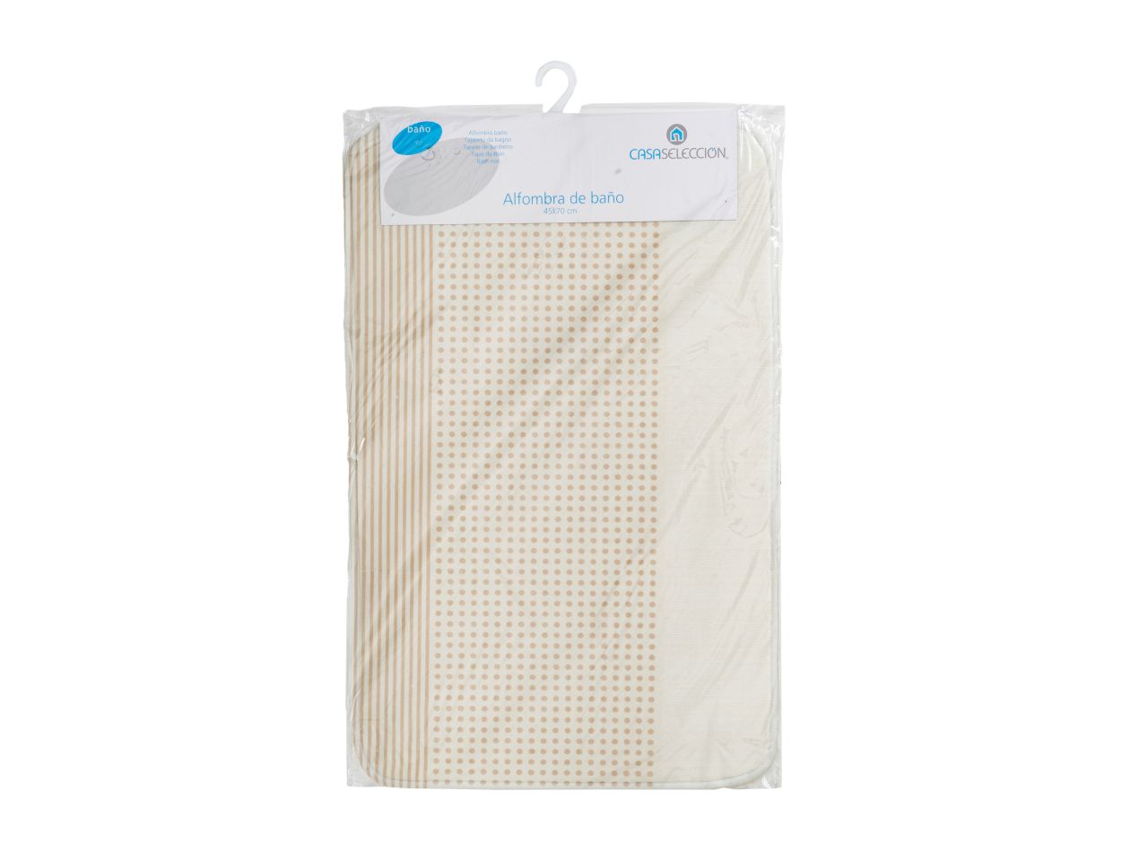 Tappeto da bgno spots in microfibra misura 70x45x0,50cm