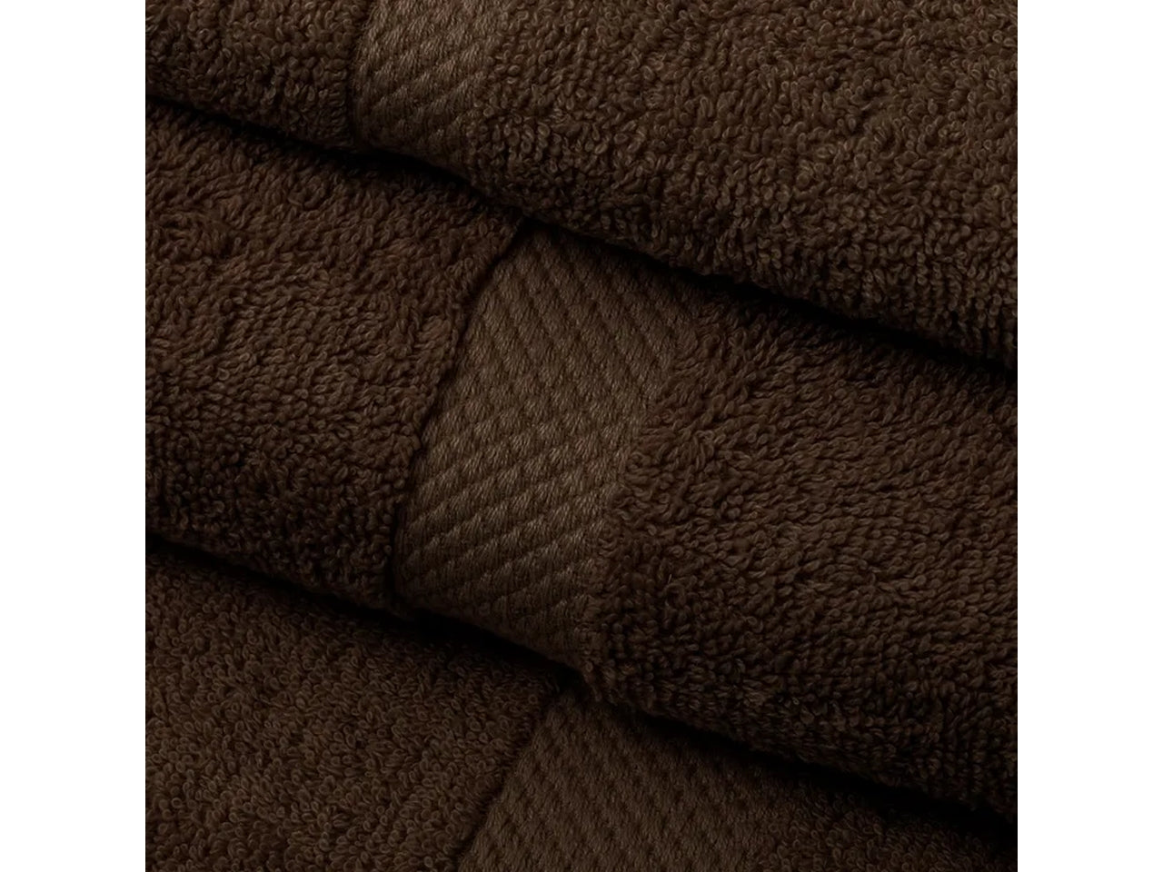 Telo doccia 100% cotone colore marrone misura 70x140cm