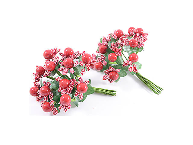 Fiore pistillo rosso 72 pezzi ck8032 rs