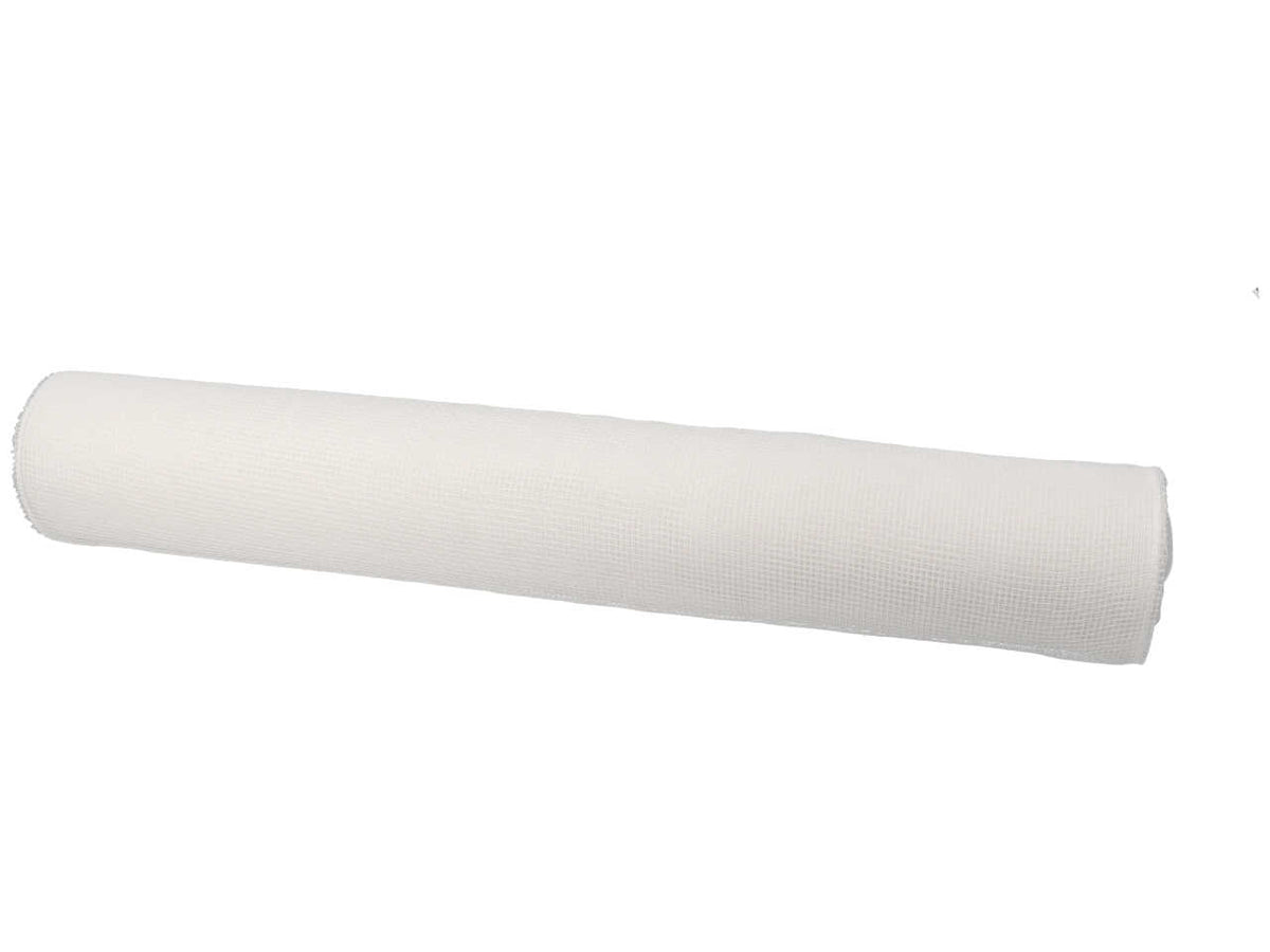 Rotolo deconet a rete stretta bianco in plastica 53cmx9,15mt - Arte in Fiore
