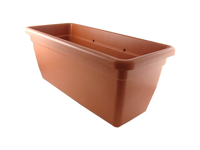 Fioriera rettangolare Anthea 100cm colore terracotta