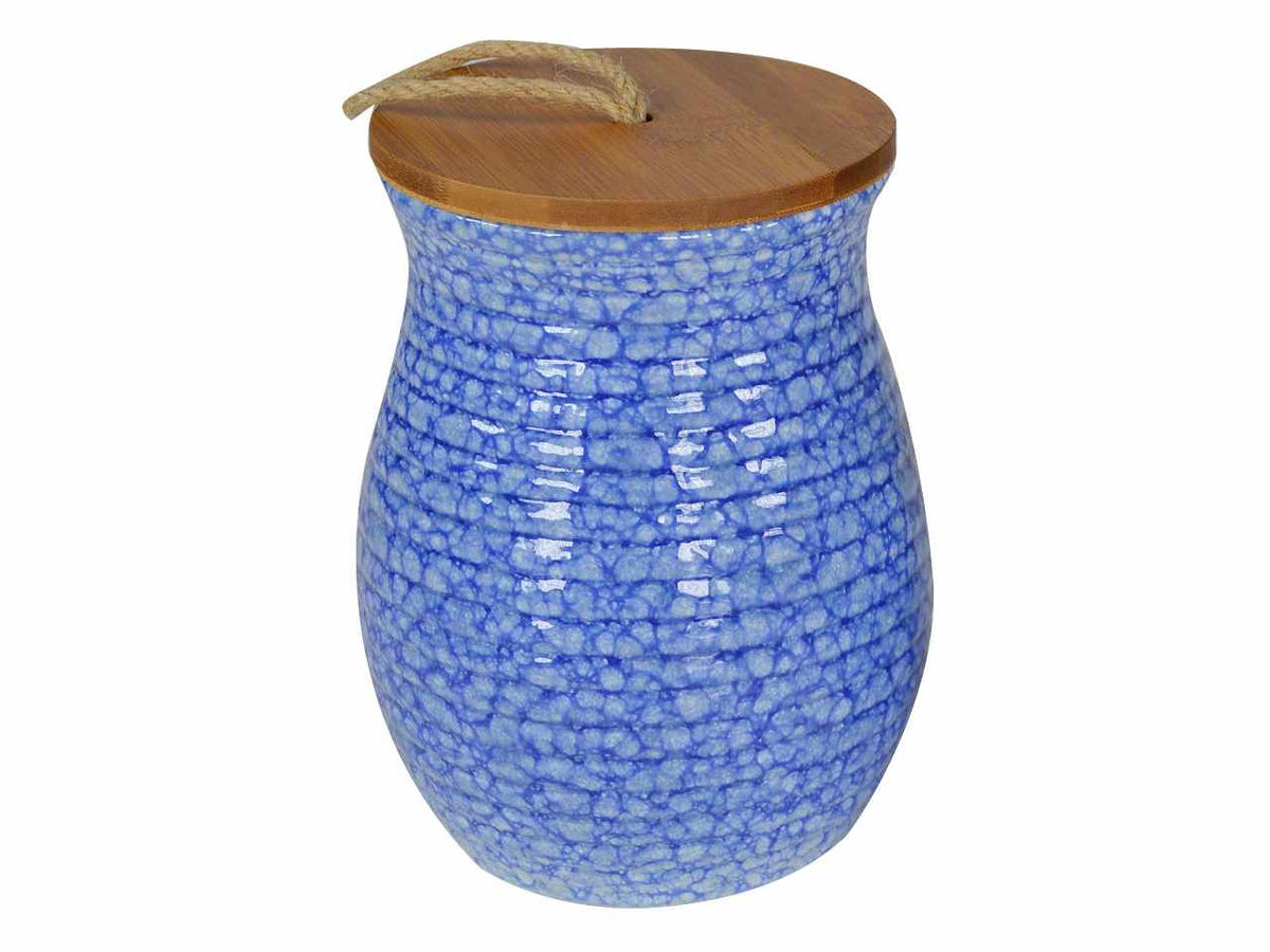 Barattolo blu sfumato h21cm 9168930000