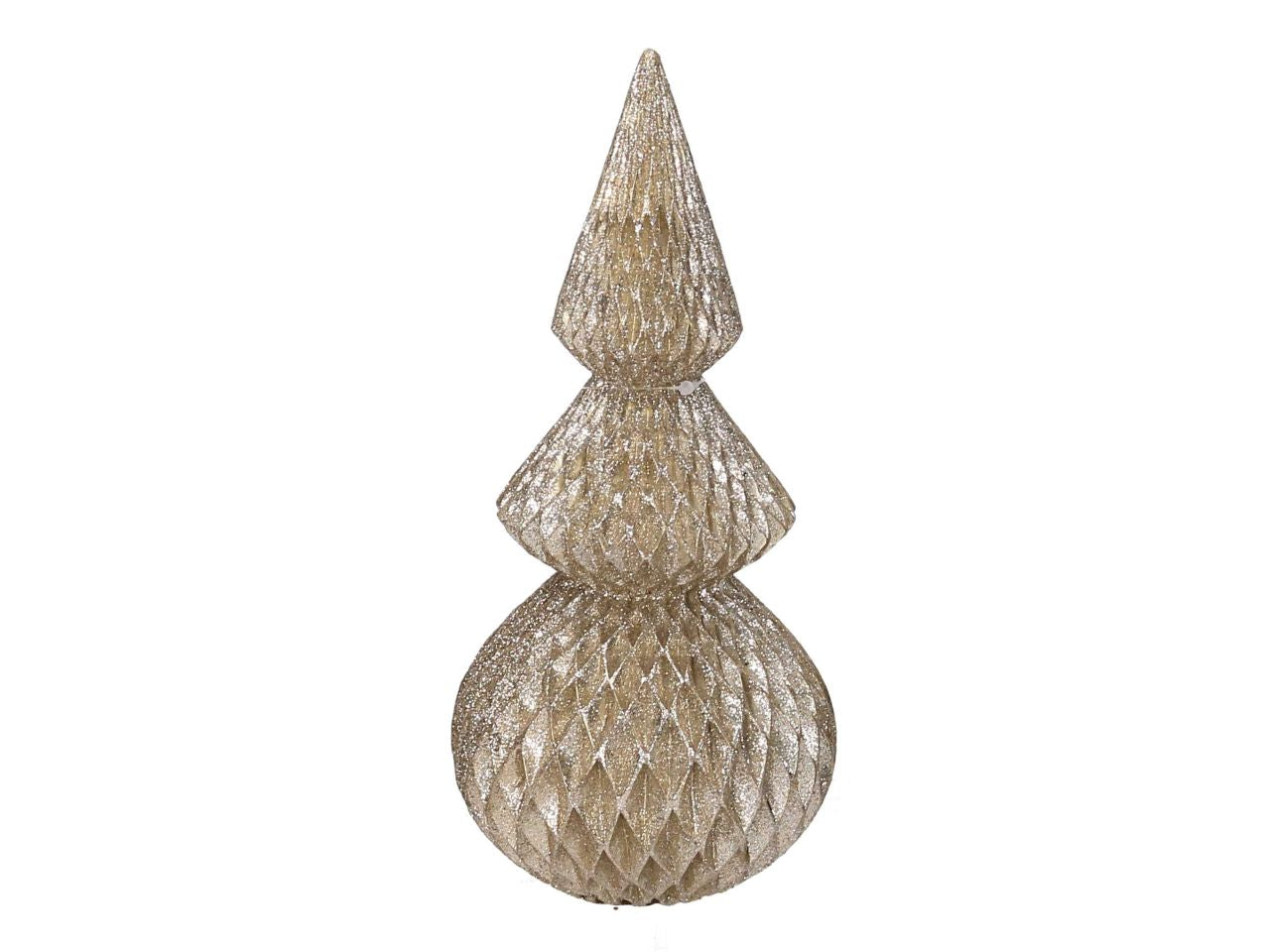 Albero 10xh.24cm in resina oro