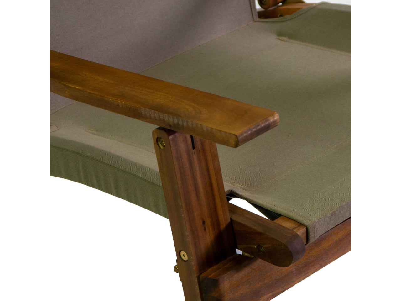 Poltrona in legno diane con tessuto colore verde militare 76x89xh.91cm