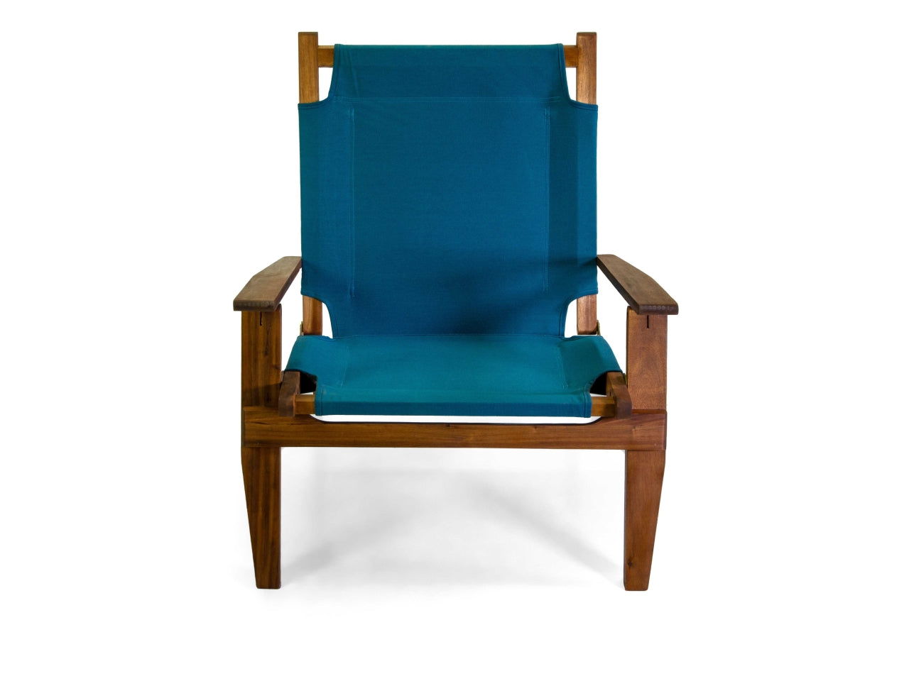 Poltrona in legno diane con tessuto colore blu 76x89xh.91cm