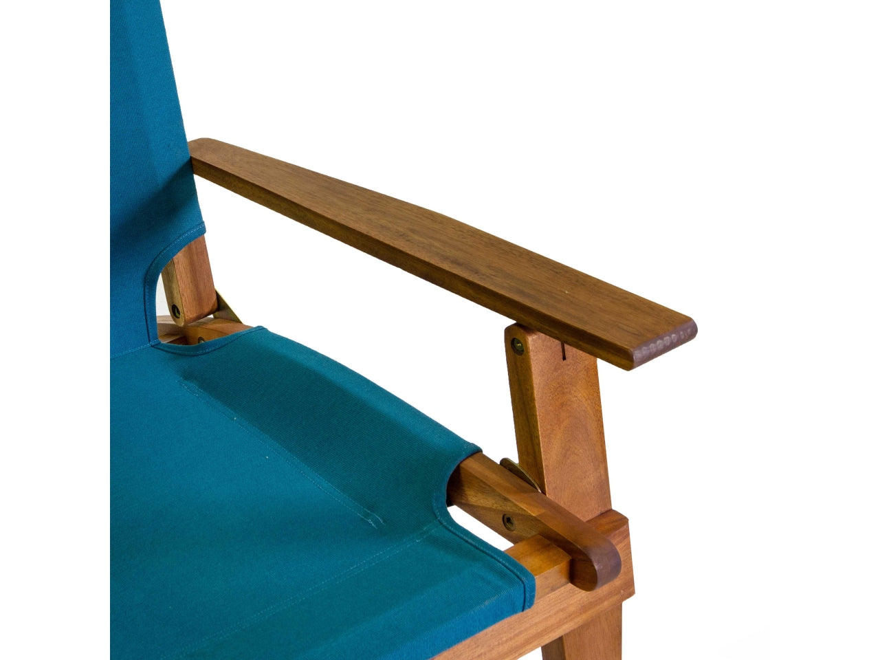 Poltrona in legno diane con tessuto colore blu 76x89xh.91cm