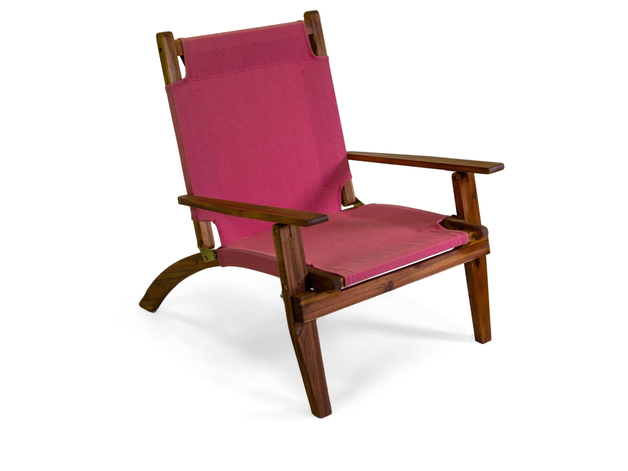 Poltrona in legno diane con tessuto colore rosso 76x89xh.91cm