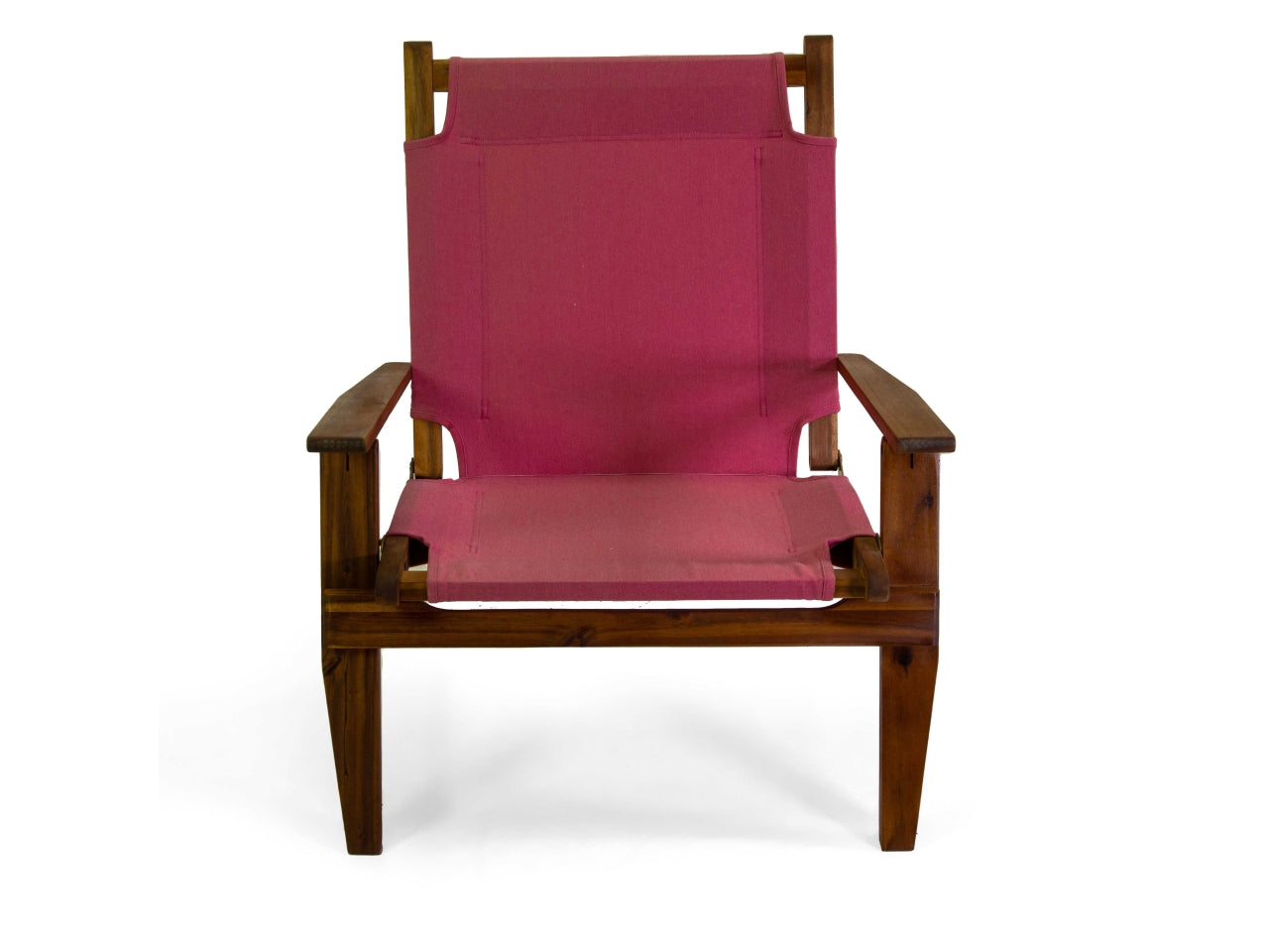 Poltrona in legno diane con tessuto colore rosso 76x89xh.91cm