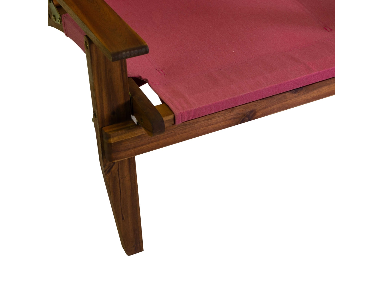 Poltrona in legno diane con tessuto colore rosso 76x89xh.91cm