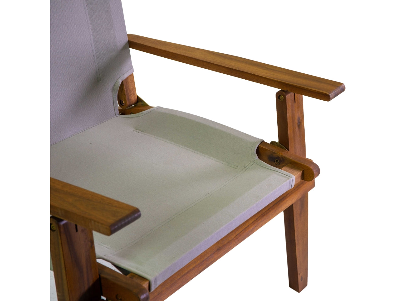 Salotto in legno diane 2 posti con tessuto colore grigio $