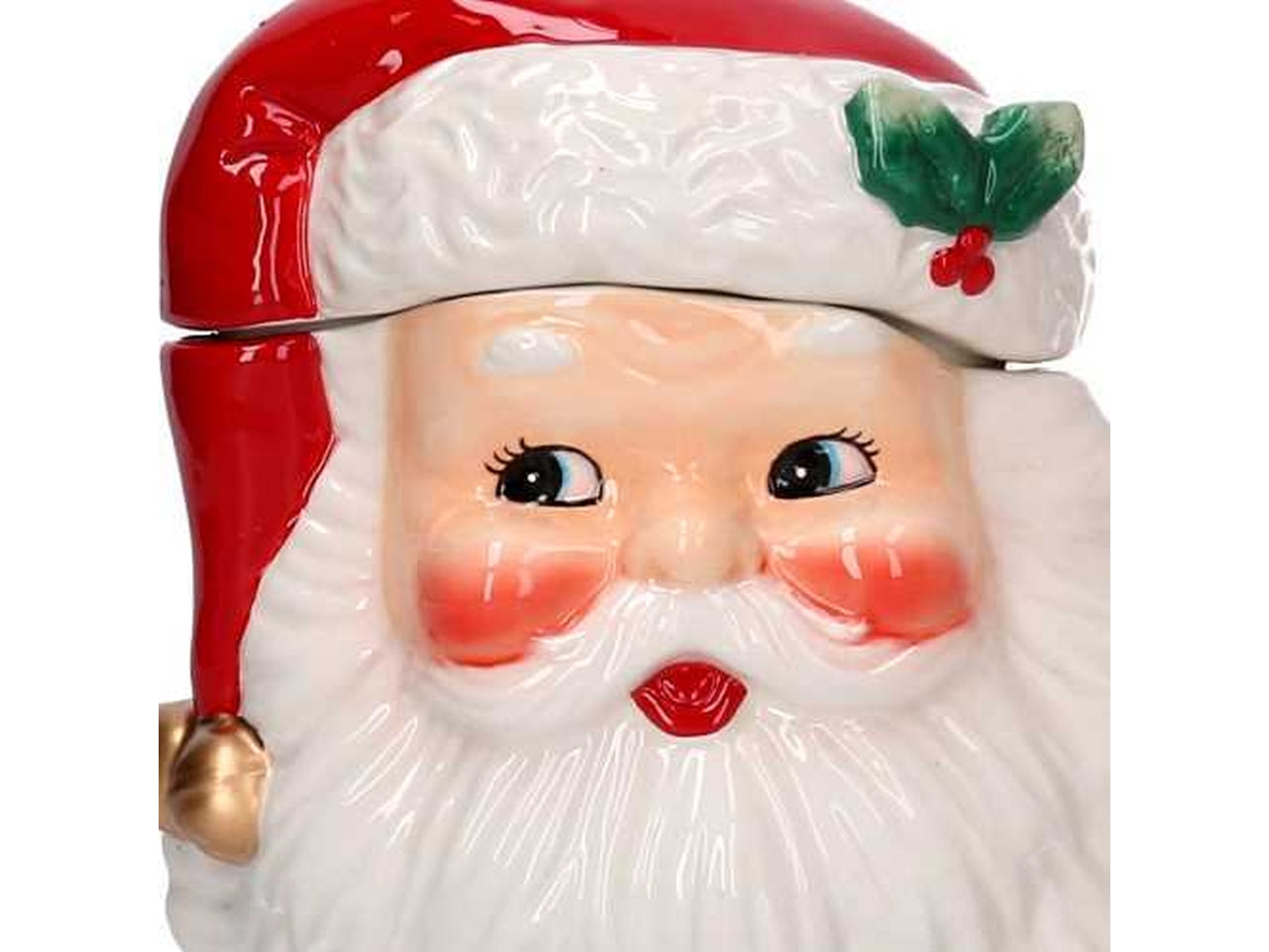Barattolo in ceramica babbo natale 16,2x13,8x19cm