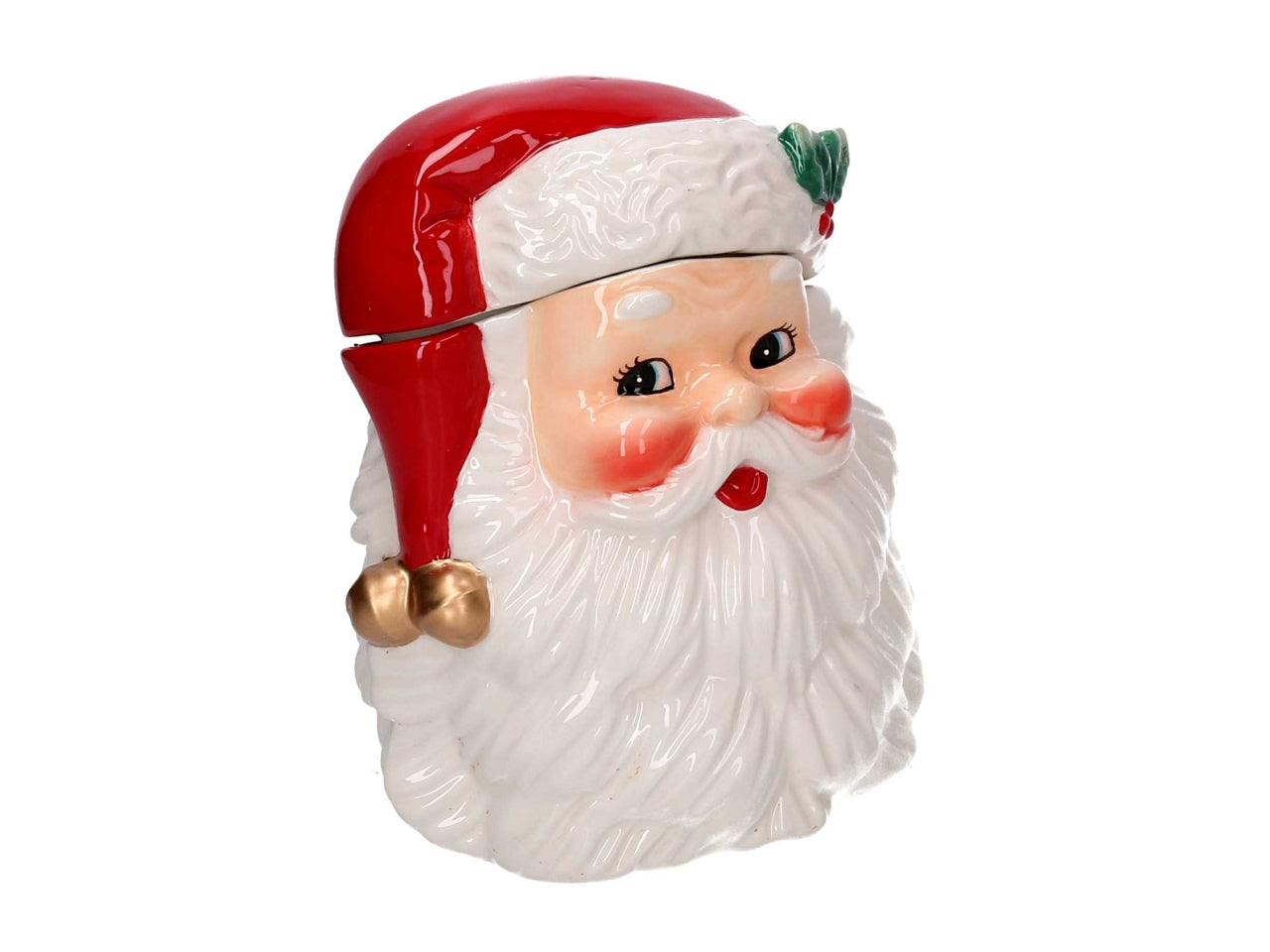 Barattolo in ceramica babbo natale 16,2x13,8x19cm