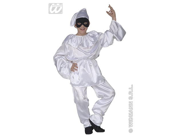 Costume pulcinella 128cm 5-7 anni