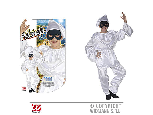 Costume pulcinella 158cm 11-13 anni