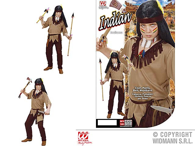 Costume indiano 128cm 02616