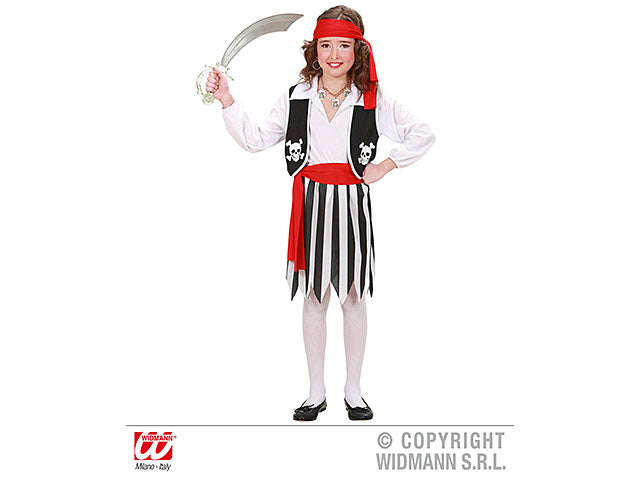 Costume piratessa 140cm 8-10 anni