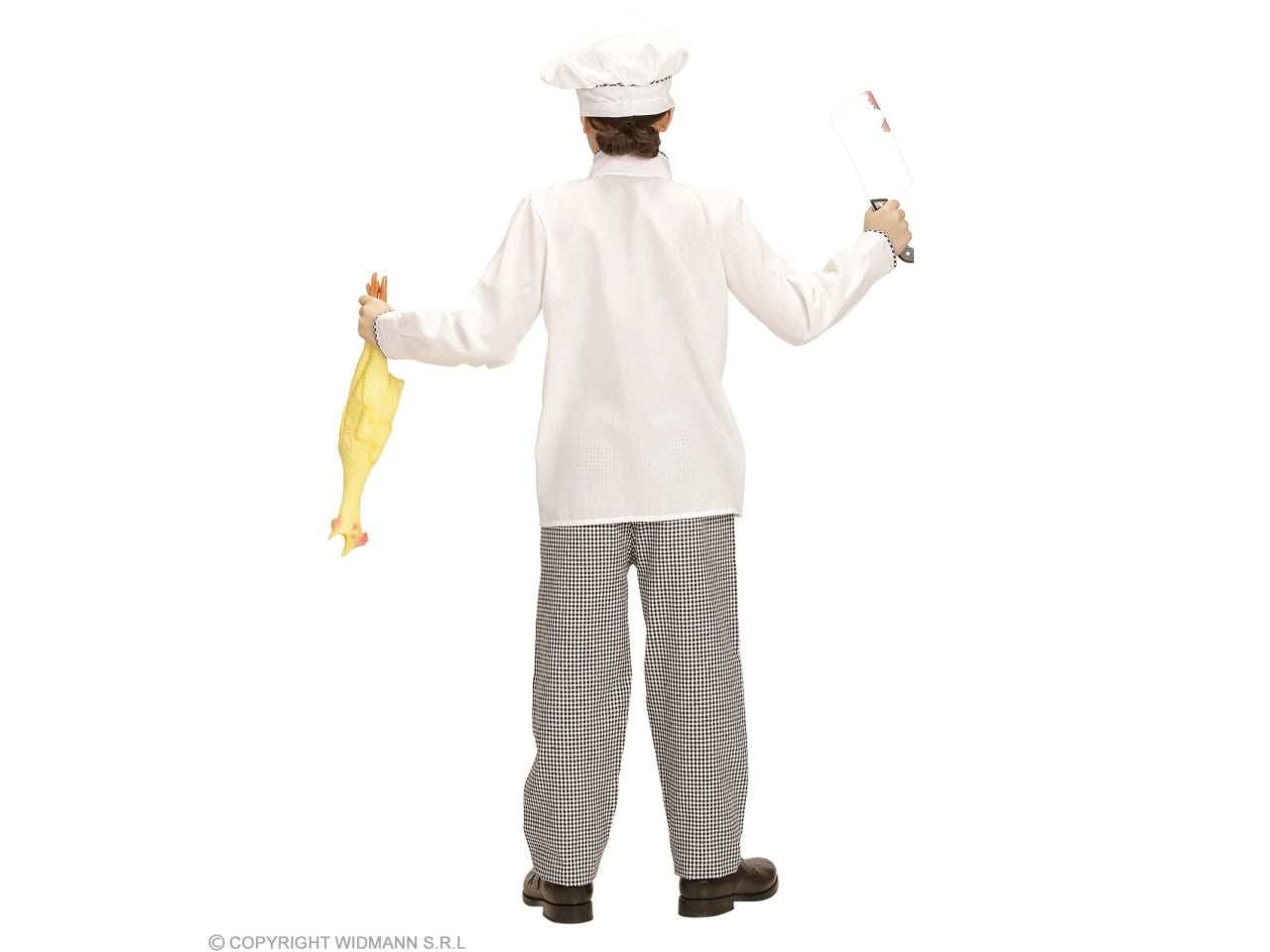 Costume da chef - il costume comprende giacca, pantaloni e cappello - taglia 13 anni