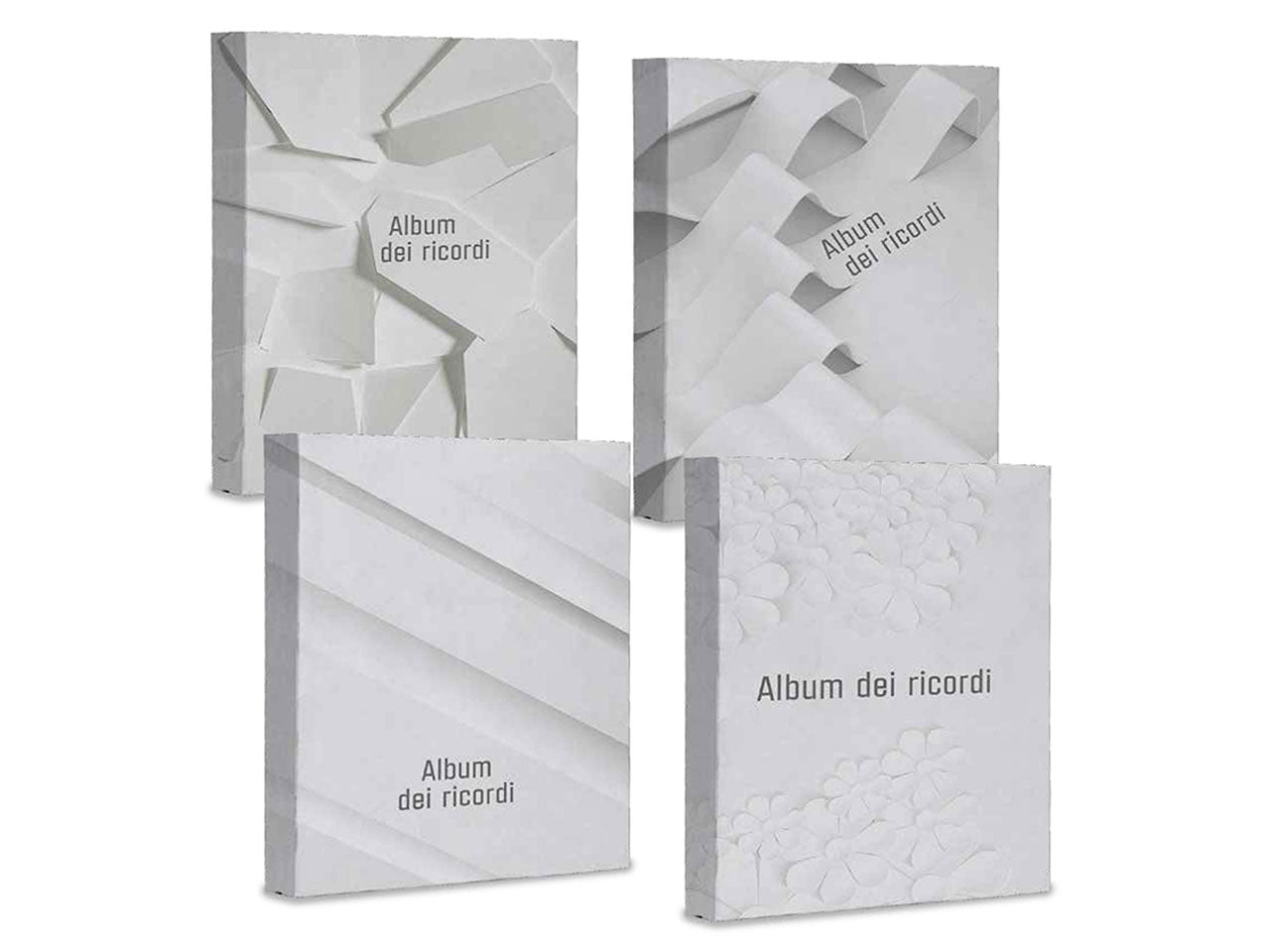 Album portafoto bianco fantasie assortite con 160 tasche per foto 13x18 cm - Virtime