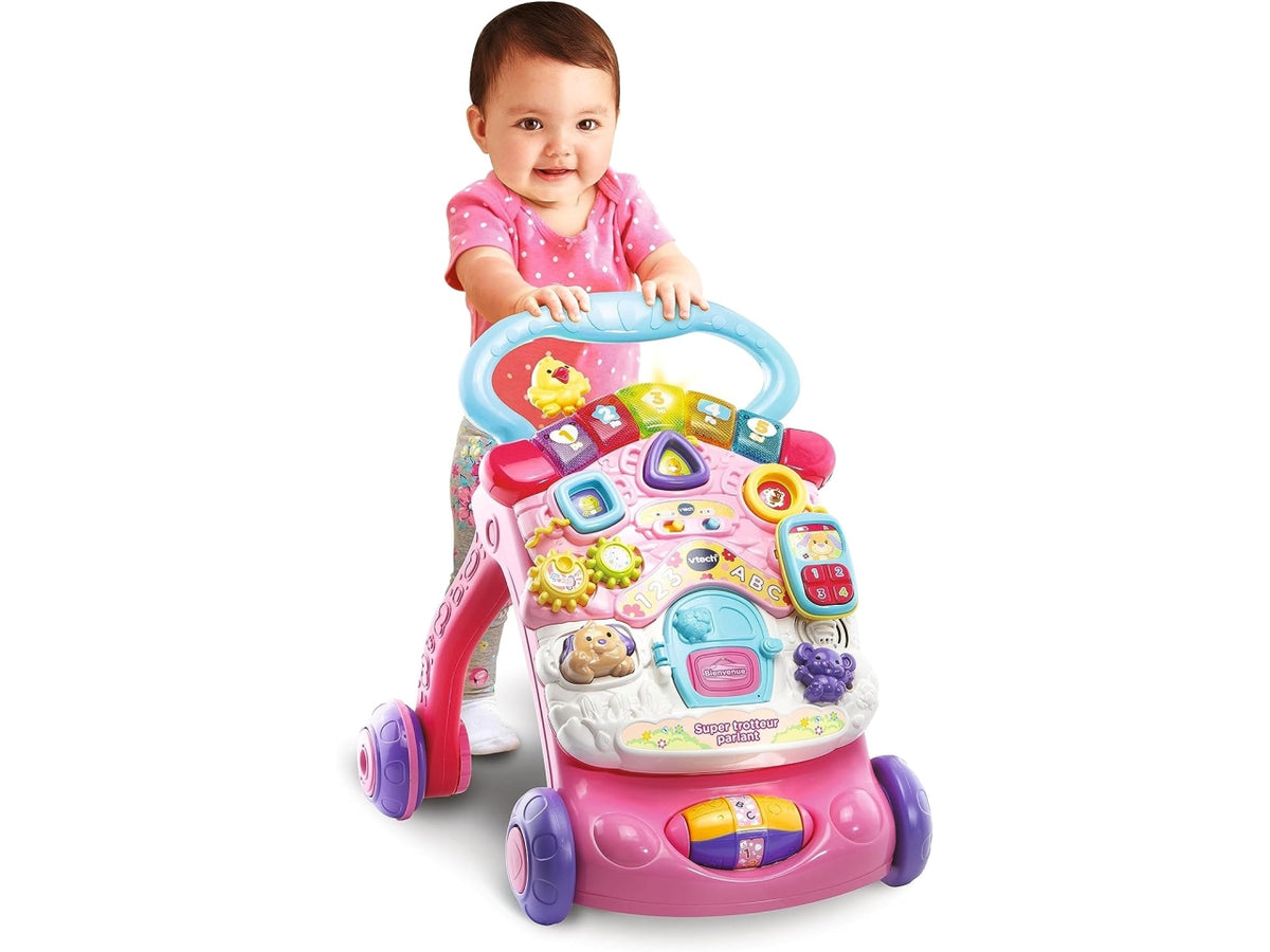 Vtech baby super primi passi parlante 2 in 1 rosa