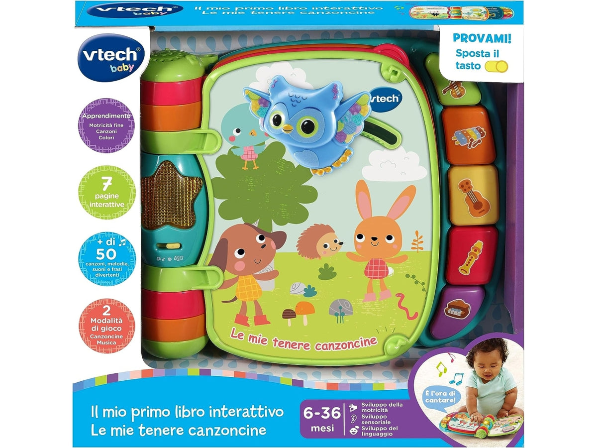 Vtech baby il mio primo libro interattivo $