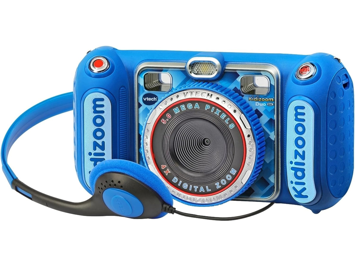Vtech macchina fotografica per bambini kidizzom duo dx blu $