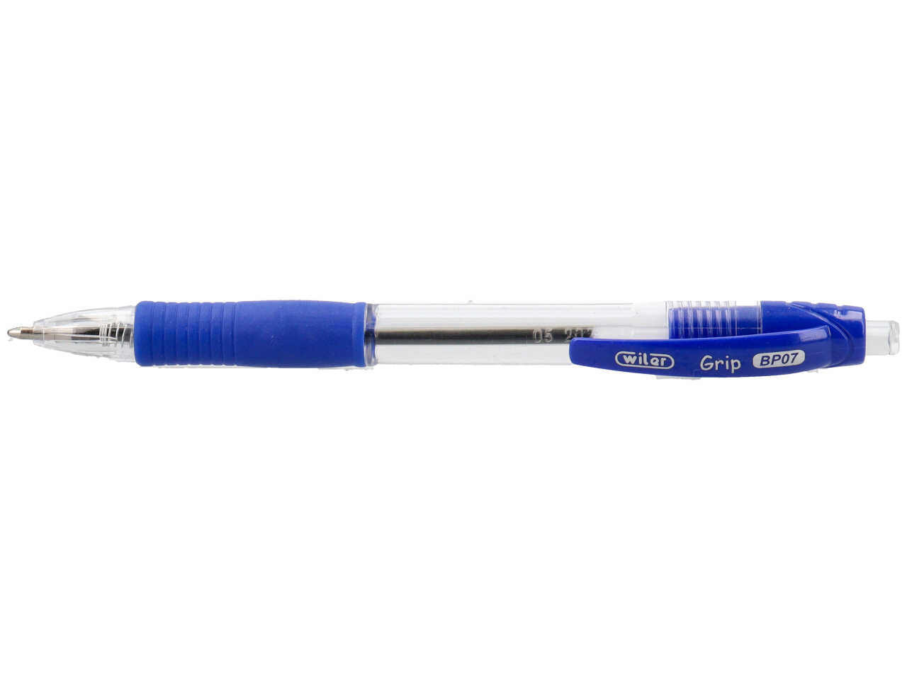 Penna a sfera scatto grip 12 pezzi