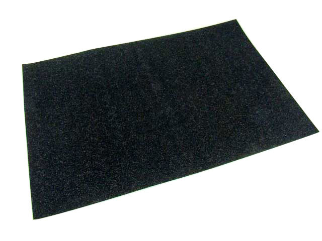 Gomma crepla wiler foglio eva foam glitter, gomma espansa nero 40x60cm 2 mm