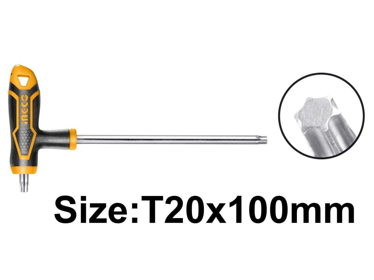 Chiave torx a T, Igco, 20x100mm, con impugnatura antiscivolo: affidabilitÃ  e grip per professionisti