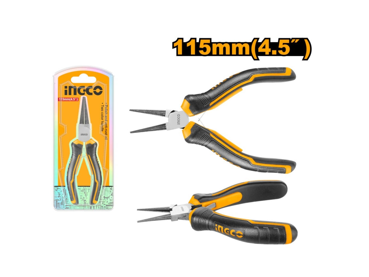 Mini pinza a becco tondo 115mm