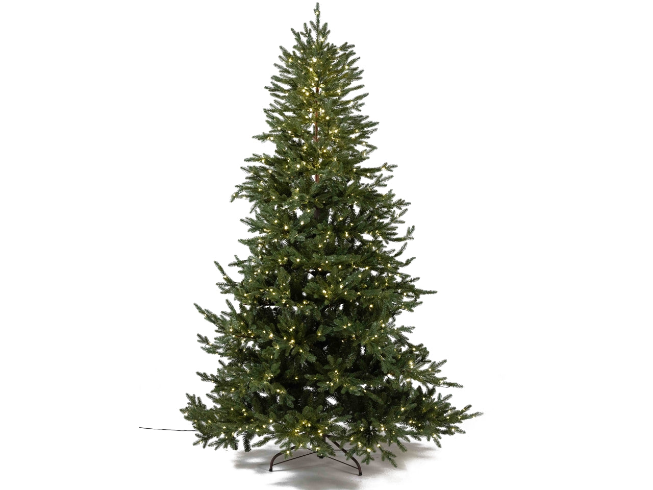 Albero di natale santa cruz 2550led 240cm diametro168cm 1625 rami $